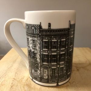🍁 222 Fifth Slice of Life Brownstones Cup Mug. BROWNSTONES